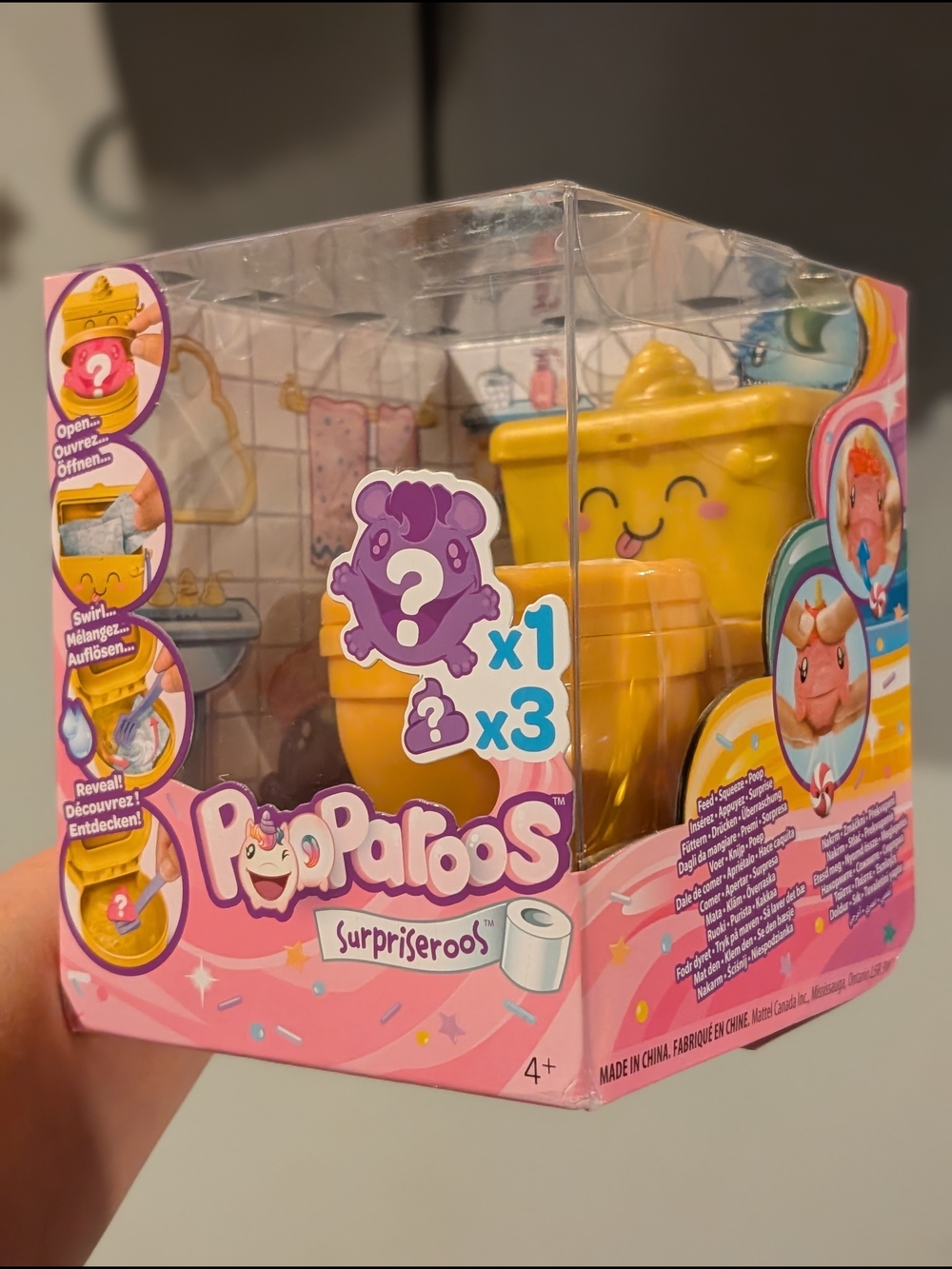 Pooparoos Surpriseroos Toilet Playset Squishy Pet Toy